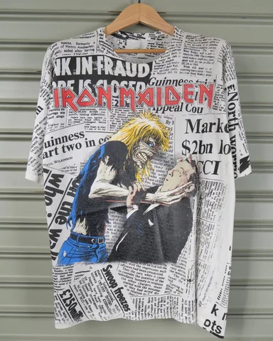 Vintage Iron Maiden 90s Shirt
Size XL อก 22.5 ยาว 28
Price : 9750

สภาพดี เนื้อผ