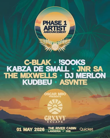 Our first set of artists has officially landed 😮‍🔥 @oscarmbo presents GRXXVY E