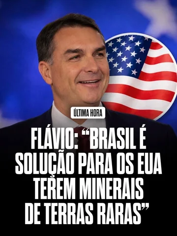 🌎⚡ FLÁVIO DIZ QUE BRASIL PODE SER CHAVE PARA OS EUA EM MINERAIS ESTRATÉGICOS

O