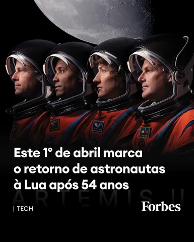 🌕🚀 APÓS 54 ANOS, HUMANIDADE VOLTA A CAMINHAR RUMO À LUA

Este 1º de abril marc