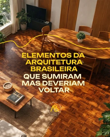 Ao longo dos anos, a arquitetura brasileira foi deixando de lado alguns elemento