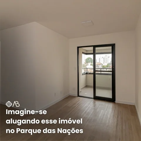 Que tal ser o primeiro morador deste apartamento novo para locação no Easy Parqu