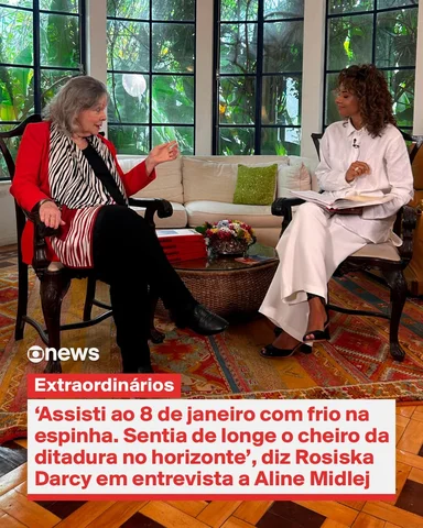 “MULHERES EM MOVIMENTO” – A escritora Rosiska Darcy está lançando “Rosiska, uma 