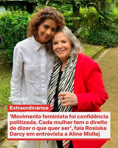 “MULHERES EM MOVIMENTO” – A escritora Rosiska Darcy está lançando “Rosiska, uma 