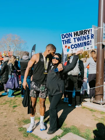 Had to give him some motivation 😂 When your husband did what he said he was gon