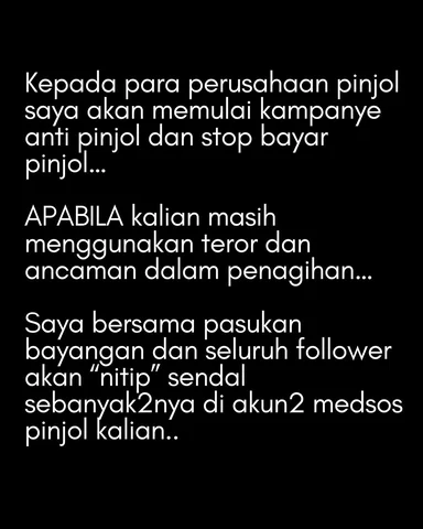 Are you ready?? @cat_warrior_indonesia kita ter00r balik pinjol2 yang mener0r ma