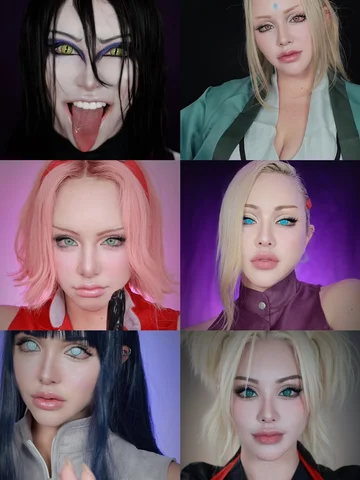 Which one do you like?
どれが好き？♡

#naruto #ナルト #makeup #マリリン