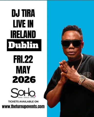 🔥 *DUBLIN, GET READY!*🔥

*DJ Tira* is coming back to *Ireland*🇮🇪
 Dublin, pr