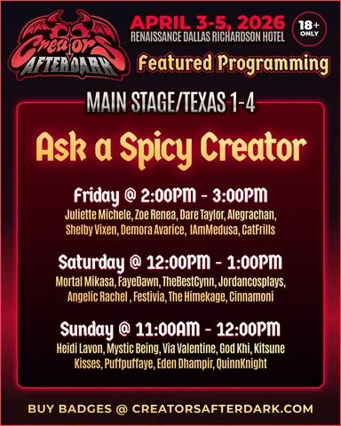 ❤️‍🔥 MAIN STAGE PANEL ❤️‍🔥

All weekend long we will be celebrating our conten