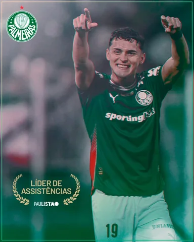 GARÇOM ALVIVERDE! 🇵🇾

O líder isolado de assistências no Campeonato Paulista 2