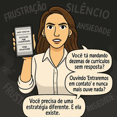 Você já perdeu as contas de quantas vezes mandou currículo…
E só recebeu silênci