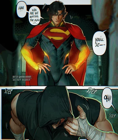 Absolute Superman meets Absolute Batman 🙇‍♀️ #batman #superman #brucewayne #dig