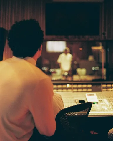 Inside the studio, where the anthem got a new heartbeat.

Credit: Diego Mitrugno