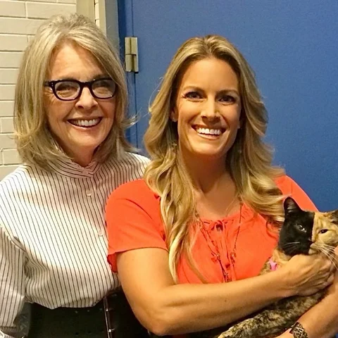 This was in 2014 on Good Morning America when Diane Keaton was on the same segme