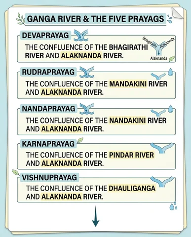 Important Rivers Key Notes 📝