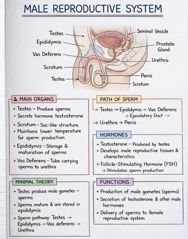 Male & Female Reproductive System 📚
