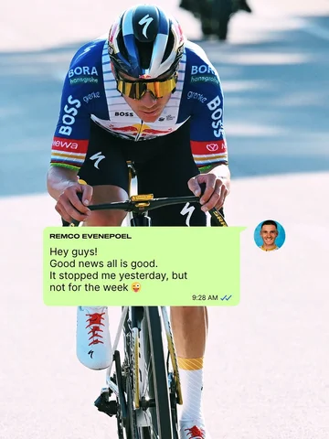 A message before today’s stage 🤩💪

@voltacatalunya 

_______
📷 @gettysport