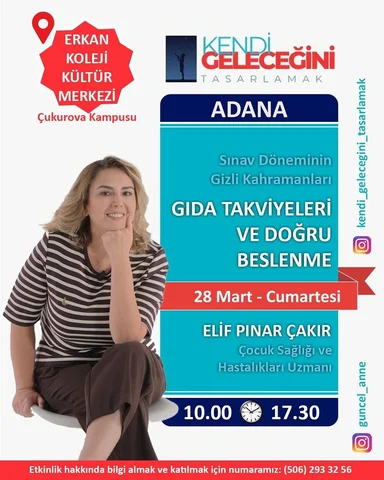 Adana….. Cumartesi günü sınav hazırlığında olan çocuklarımız için çok güzel bir 