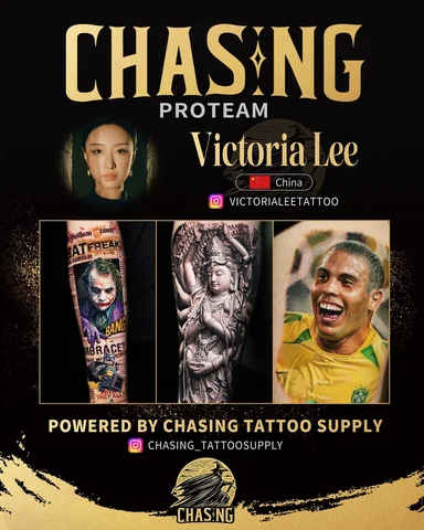 l‘m proudly to announce that I joined @chasing_tattoosupply  Pro Team！

I can't 