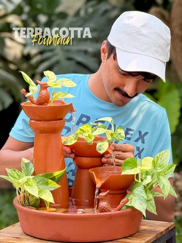 Terracotta Fountain from @thehandicraftian 

#fountain #terracotta