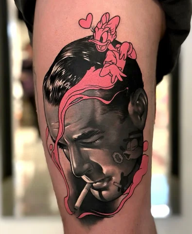 Today on my homeboy @patrickjamesalbrighton Thanks Trish!✌🏽❤️‍🔥 @oneblocklv @w
