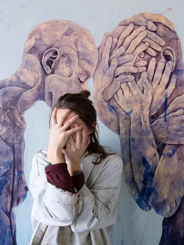 • Conversation that never took place • oil • 160x180cm • Pon Arsher • #art #pain