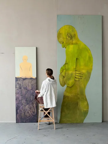 Unseen Bonds • Not Now #art #painting #ponarsher