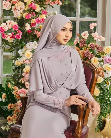 Maaf cakap… 👀 Baju kurung yang @aireenasf pakai ni memang paling laju sold out 