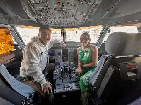 Felices en este viaje juntos ❤️🎼
Y con el amigo piloto que lo hizo increíble 🤩