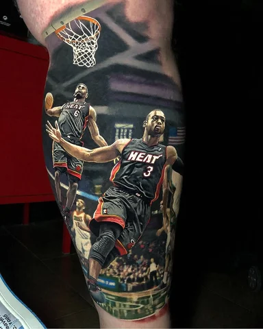 One of my favorite tattoos 
@kingjames @dwyanewade @miamiheat