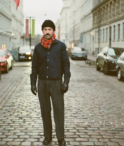 We took the @uomo.clothing.copenhagen shirt-jac and remixed it in a heavy one-wa