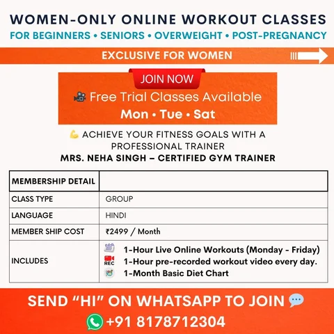 Transform Your Body from Home – Join Our Women-Only Fitness Classes 💖

Ready to