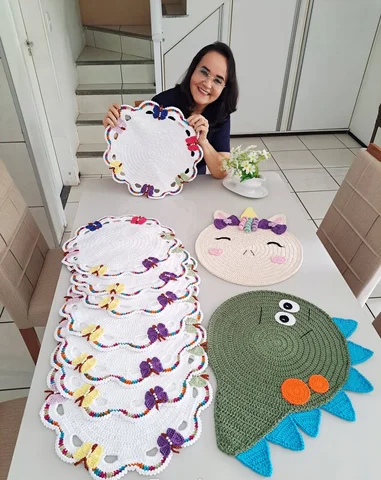 Ser Artesã é transformar fios em histórias...😍

Mais um registro dessa encomend