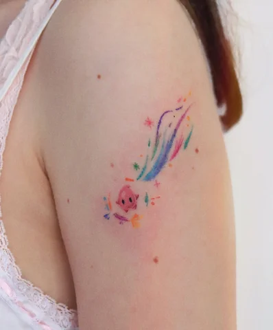 Luma slicing through light ✨

#gametattoo #nintendotattoo #animetattoo #galaxyta