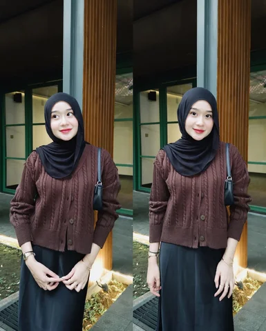 Long timee gapake yang gelap-gelapp 😆 Knit Top cantik poll from @knitgoods.id ✨