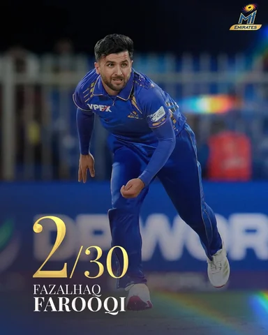 A fiery 2️⃣ from Fazal 🔥

#OneFamily #MIEmirates #MIEvADKR