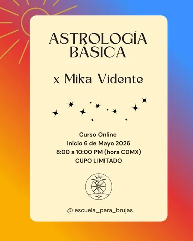 🌸✨Recibimos a la primavera con un curso espectacular: Astrología Básica. Durant