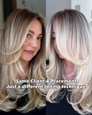 How you tone changes everything! 
Same client, same placement, just two differen