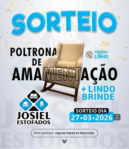 Para participar é fácil 🥰

✅ siga nossos perfis 
@josiel_moveis.e.estofados @jo