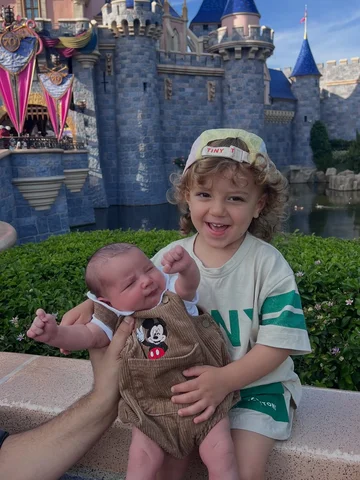 Jazelle’s first trip to Disney! And Taj was invited to see Bluey make his debut 