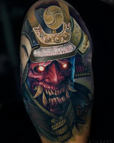 Samurai Tattoo more progress done.. One more session left.. 100% healed from the