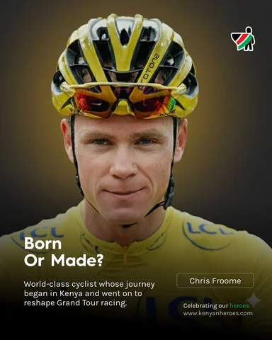 Kenya shaped the mindset. The road demanded discipline. @chrisfroome built a leg
