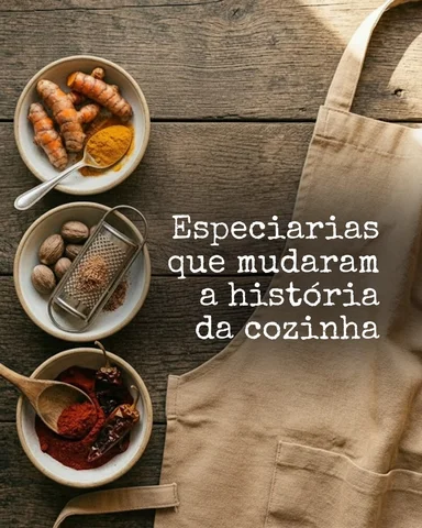 Muitas especiarias viajaram pelo mundo, transformaram receitas e marcaram cultur