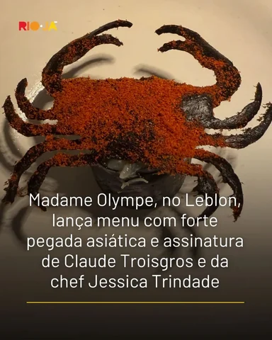 🍣 O restaurante Madame Olympe acaba de apresentar seu 2º menu, com forte influê