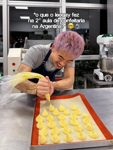 O QUE EU FIZ NO MEU CURSO DE CONFEITARIA NA ARGETINA? ✨✨✨ dia 02 (!!!) as sobrem