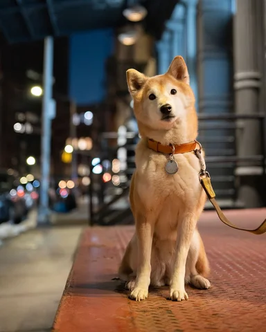Nikita, Shiba Inu (7 y/o), N Moore & Hudson St., New York, NY • “She is the typi