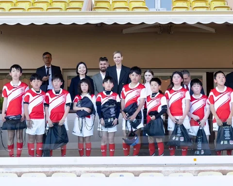 Great honor for me to attend the 14th Sainte Dévote Rugby Tournament at Stade Lo