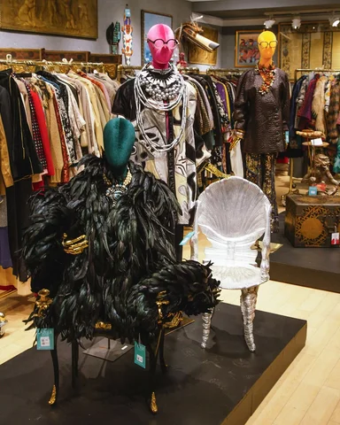 With a mother who mastered the art of transforming bargain finds into high fashi