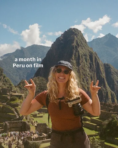 a month in Peru on film & what we did👇🏻

Ugh, I can’t decide which one is my f