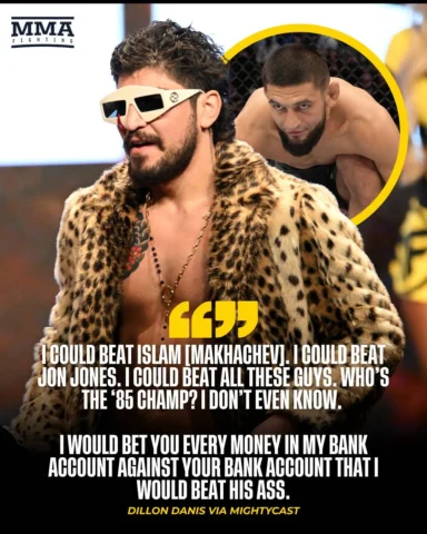 Dillon Danis absolutely believes he would "easily" submit Khamzat Chimaev